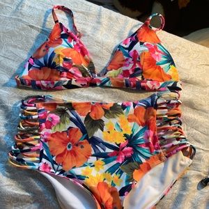 Floral Hollister Swimsuit